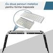 Scara aluminiu, multifunctionala, 4 tronsoane, 3 trepte, max 150 kg, 1.03-3.7 m