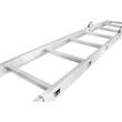 Scara aluminiu, multifunctionala, rabatabila, 4 tronsoane, 4 trepte, max 125 kg, 1.18-4.46 m