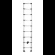 Scara aluminiu telescopica, Drabest, 9 trepte, max 125 kg, 0.88-2.6 m