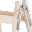 Scara lemn, 2 tronsoane, 4 trepte, carlig pentru galeata, max 150 kg, 1.30 m, Strend Pro