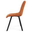 Scaun bucatarie/living, Artool, Cieza, catifea aramie, picioare metal negru, 49x60x87 cm