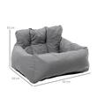Scaun auto pentru caine/pisica, tip culcus moale, material Oxford, bumbac, cu centuri, gri, 50x54x33 cm