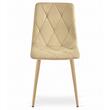 Scaun bucatarie/living, Artool, Libra, catifea, metal, bej, 45x54x86.5 cm