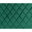 Scaun bucatarie/living, Jumi, Vigo, catifea, metal, verde si natur, 44x52x85 cm