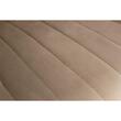 Set 4 scaune bucatarie/living, Jumi, Viva, catifea, metal, bej si negru, 54x61x83 cm