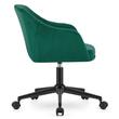 Scaun de birou, Artool, Mink, rotativ, catifea, verde, 61x68x75-86 cm