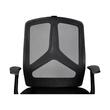 Scaun de birou, Malatec, rotativ, functie tilt, plasa, negru, max 100 kg, 61x61x125/135 cm