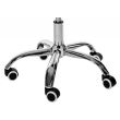 Scaun de birou pentru copii, rotativ, negru, max 125 kg, 44x40x80/90 cm