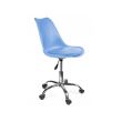 Scaun de birou, rotativ, albastru, 51x78/90 cm 