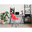 Scaun de birou, rotativ, rosu, 51x78/90 cm 
