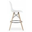 Scaun de bucatarie/bar, Artool, PP, lemn, alb, 54x55x107.5 cm