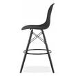 Scaun de bucatarie/bar, Artool, PP, lemn, negru, 54x55x107.5 cm