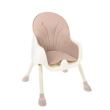 Scaun de masa pentru bebelusi, 3 in 1, roz, max 20 kg, 60x75x92 cm, Kruzzel
