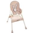 Scaun de masa pentru bebelusi, 3 in 1, roz, max 20 kg, 60x75x92 cm, Kruzzel