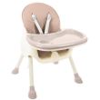 Scaun de masa pentru bebelusi, 3 in 1, roz, max 20 kg, 60x75x92 cm, Kruzzel