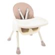 Scaun de masa pentru bebelusi, 3 in 1, roz, max 20 kg, 60x75x92 cm, Kruzzel