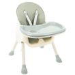 Scaun de masa pentru bebelusi, 3 in 1, verde, max 20 kg, 60x75x92 cm, Kruzzel