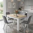 Scaun bucatarie/living, Artool, Cieza, catifea gri deschis, picioare metal argintiu, 49x60x87 cm