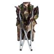 Scaun pliabil gradina, camping, pescuit, cu parasolar, camuflaj, max 120 kg, 92x130 cm, Malatec 