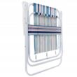 Scaun pliabil gradina, camping, pescuit, model dungi, albastru, 43x50x75 cm, Bergamo, Trizand