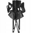 Scaun pliabil gradina, camping, pescuit, negru, cu suport pahar/sticla, husa, max 100 kg, 80x44x80 cm, Trizand