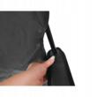 Scaun pliabil gradina, camping, pescuit, negru, cu suport pahar/sticla, husa, max 100 kg, 80x44x80 cm, Trizand