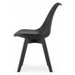 Scaun stil scandinav, Artool, Mark, PP, lemn, negru, 49x55.5x82.5 cm