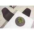 Scaune stil scandinav, set 4 buc, Artool, Osaka, PP, lemn, cafeniu, 46x54x81 cm