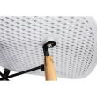 Scaun stil scandinav, PP, lemn, alb, 45x56x77 cm, Cava