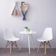 Scaun stil scandinav, alb, 46x41x81 cm