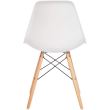 Scaun stil scandinav, alb, 46x41x81 cm