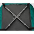 Scaune stil scandinav, metalic, velur, verde, set 4 buc, 53x63x83 cm, Misty