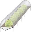 Sera de gradina, mini, tip tunel, cadru metalic, folie, 0.55x3x0.4 m, Malatec