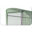 Sera de gradina, tip tunel, 3 ferestre, cadru metalic, folie PE + PP, 1.5x3x2 m, Chomik