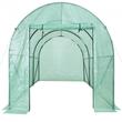 Sera de gradina, tip tunel, 6 ferestre, cadru metalic, 200x350x200 cm, Strend Pro