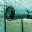 Sera de gradina, tip tunel, 6 ferestre, cadru metalic, folie PE + PP, 2x3.5x2 m, Chomik