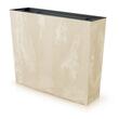 Set 2 jardiniere decorative, crem, 58x18x49.8 cm, Urbi Case Beton Effect