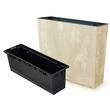 Set 2 jardiniere decorative, crem, 58x18x49.8 cm, Urbi Case Beton Effect