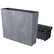 Set 2 jardiniere decorative, gri, 58x18x49.8 cm, Urbi Case Beton Effect