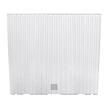 Set 2 jardiniere decorative, imitatie ratan, alb, 58x18x49.8 cm, Rato Case