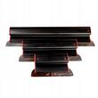 Set 3 gletiere profesionale, inox, 25, 40, 60 cm, suport, maner telescopic 1.2-2.2 m, rola gletuit, Ergoplast