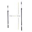 Set 3 gletiere profesionale, inox, 40, 60, 80 cm, suport, maner telescopic 1.2-2.2 m, rola gletuit, Ergoplane