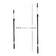 Set 4 gletiere profesionale, inox, 25, 40, 60, 80 cm, suport, maner prelungitor 0.9-1.43 m, rola gletuit, Ergolite