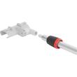 Set 4 gletiere profesionale, inox, 25, 40, 60, 80 cm, suport, maner telescopic, rola gletuit, Strend Pro