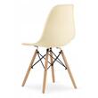 Masa de toaleta/machiaj + Scaun stil scandinav, Artool, stejar wotan, cu oglinda si LED-uri, 94x43x141 cm