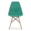Set 4 scaune stil scandinav, Artool, Osaka, PP, lemn, verde, 46x54x81 cm