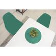 Set 4 scaune stil scandinav, Artool, Osaka, PP, lemn, verde, 46x54x81 cm