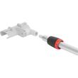 Set 5 gletiere profesionale, inox,  25, 40, 60, 80, 100 cm, suport, maner telescopic, rola gletuit, Strend Pro