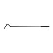 Set accesorii semineu, suport cu 3 piese, otel, negru, 54 cm 