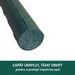 Set 25 araci gradina, suport pentru flori si plante cataratoare, metal acoperit cu PVC, rezistenti la rugina, verde, 90x2 cm, Artool